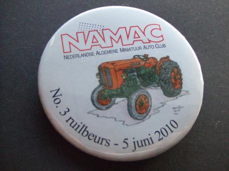 NAMAC miniatuur autobeurs tractor oranje onbekend
